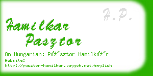 hamilkar pasztor business card